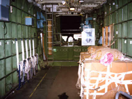 Displays in the Freight Bay