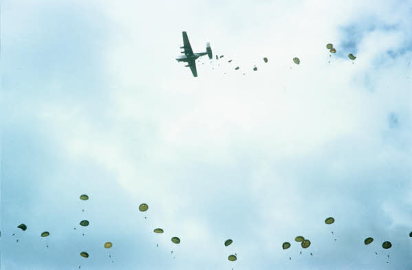 Beverley dropping paratroops